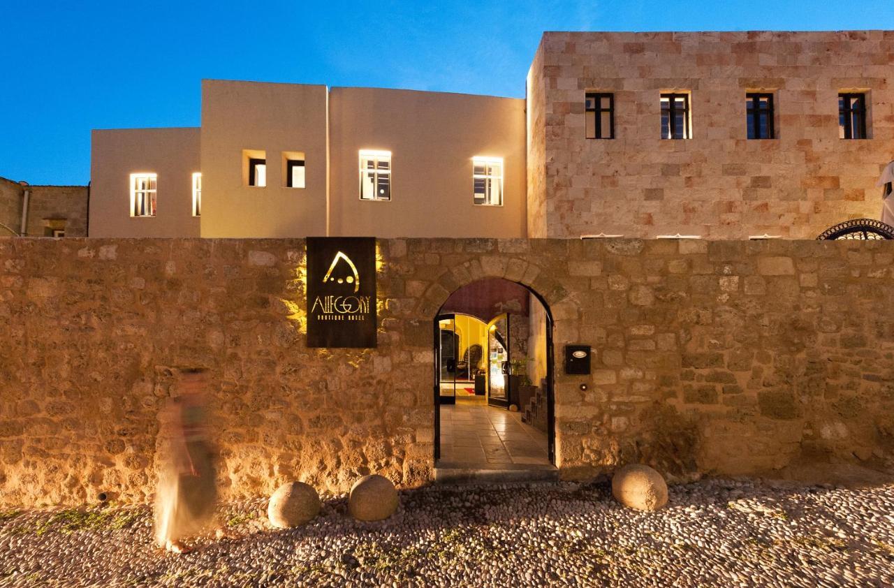 Allegory Boutique Hotel Rhodes City Dış mekan fotoğraf